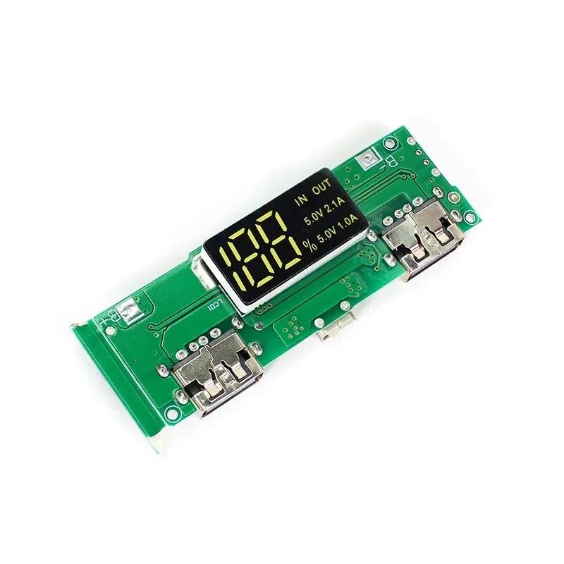 Светодиодный двойной USB 5 В 2,4 А Micro/Type-C USB мобильный блок питания 18650 модуль зарядки литиевая батарея плата зарядного устройства защита цепи