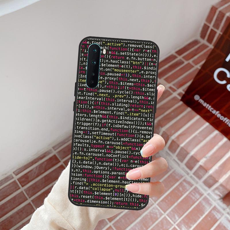 The Code design programmer Case For OnePlus 15 13 12 11 10T 13T 10R 12R 13R OnePlus Nord 5 CE 2 3 4 Lite N20 N30 Cover
