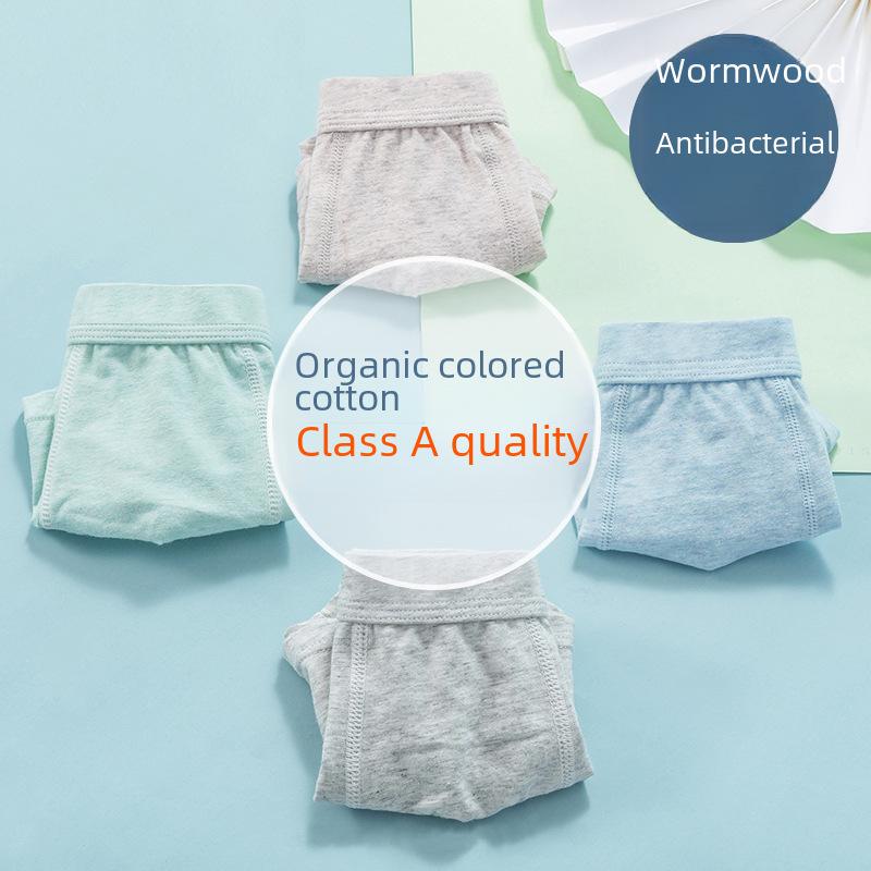 Boys' Cotton Boxer Briefs - Solid Color Shorts for Kids & Teens
