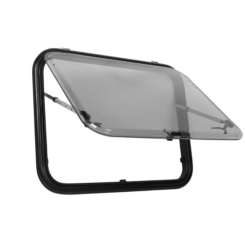 Окно для автодома со шторкой блэкаут, угол открывания 60 градусов, В800 мм Ш600 мм, вырез, откидное окно для автодома