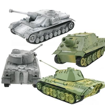 4D модель танка, строительные наборы, военная сборка, развивающие игрушки, украшение, материал высокой плотности, Пантера, Тигр, Turmtiger Assault