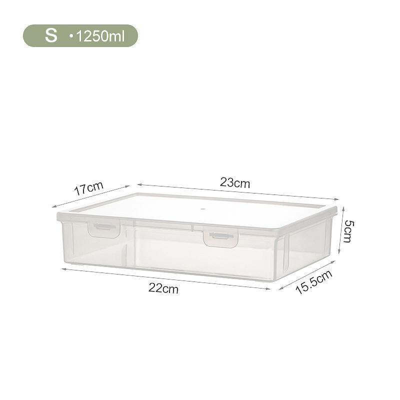 Товары для дома и офиса Коробка для хранения документов Многофункциональная настольная коробка большой емкости для бумаги формата А4 Прозрачная пластиковая коробка-органайзер