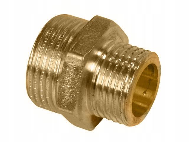 Brass Reducing Nipple 1 1/2 X 1 1/4 Brass