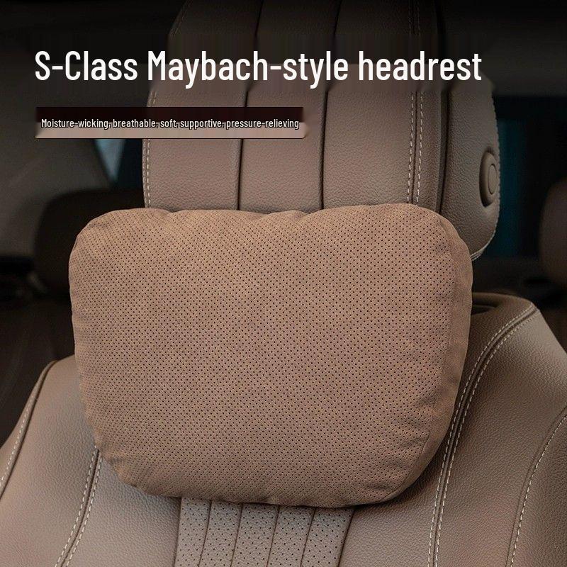 Universal Car Headrest & Lumbar Support Pillow Set - All Seasons 2025 New Maybach Seat Cushion