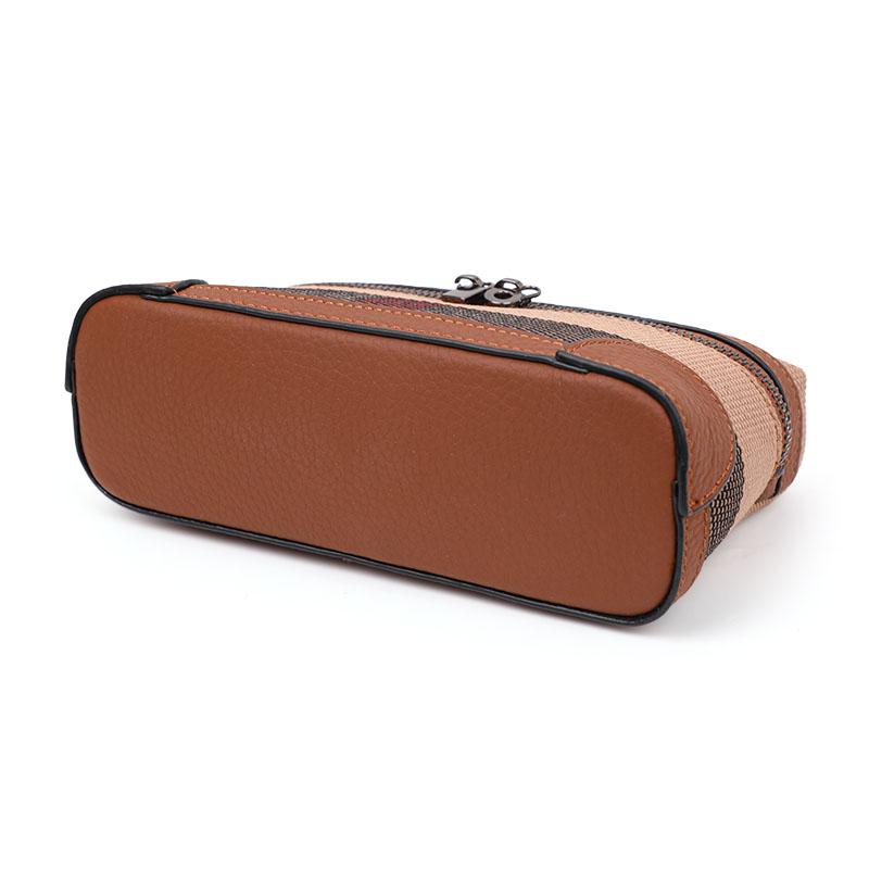 Новая женская сумка через плечо на одно плечо из холста с клетчатым узором из коровьей кожи, сумка для телефона