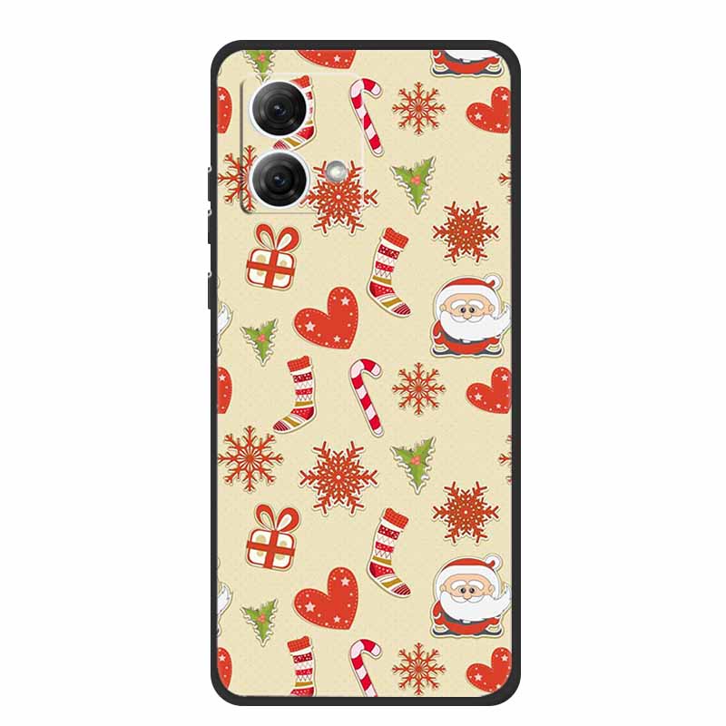 Рождественские чехлы Fundas для Motorola Moto G54 Европа Чехол для телефона Мягкий силикон ТПУ Capa Moto G54 Fundas XT-2343-1 Астронавт Coque