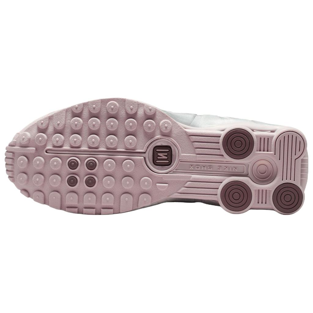 Nike Женские беговые кроссовки Shox R4 Розово-серебристые AR3565-601