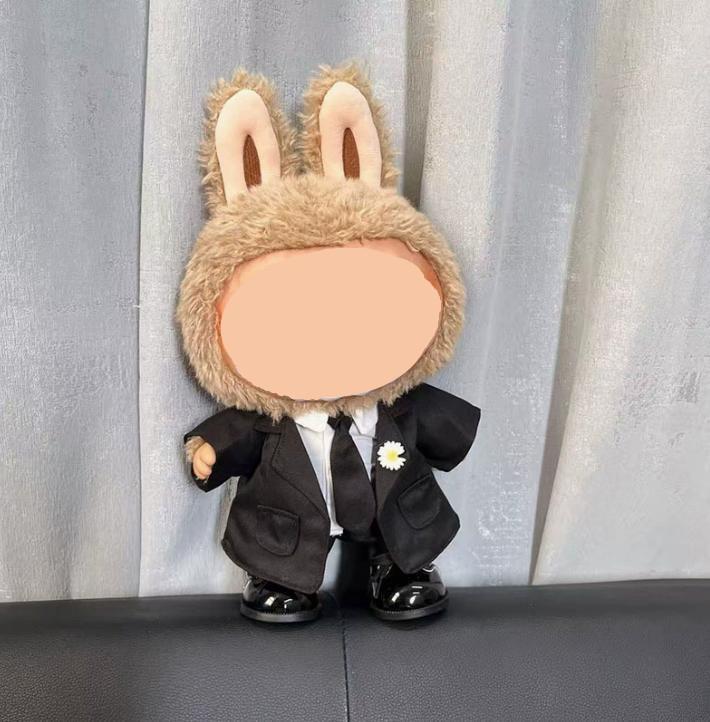 [Cloth Only] 38cm Doll Clothes Suit Wedding Dress Set Ideal Gift for Kids & Adults Doll Accessory