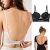 Backless Bra Invisible Bralette Lace Wedding Bras Low Back Underwear Push Up Brassiere Women Seamless Lingerie Sexy Corset