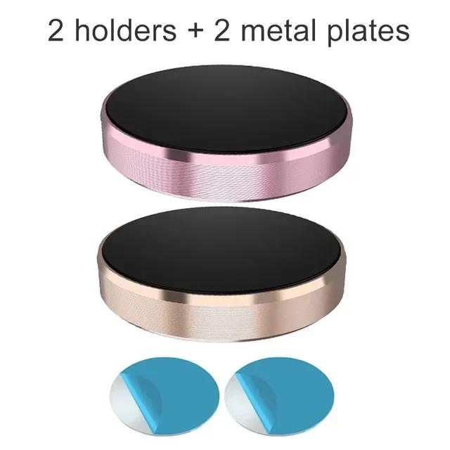 НОВЫЙ 1/2 шт. Магнитный держатель для телефона в автомобиль Подставка для телефона в автомобиль для IPhone Xiaomi Huawei Samsung Крепление на приборную панель Настенный автомобильный магнитный стикер