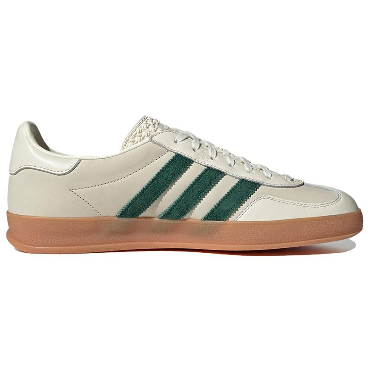 adidas Gazelle Indoor Emmi Off White Темно-зеленые кроссовки унисекс Обувь-Белый ID2567