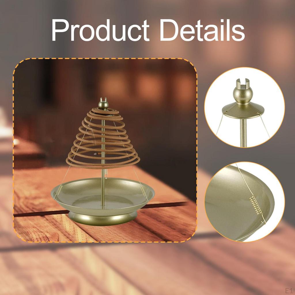 Incense Burner Ash Catcher Traditional Multipurpose Upgrade Holder Stand for Meditation Home