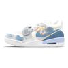 Jordan Legacy 312 Cushioning Low top Vintage Basketball Shoes Men's White Blue HQ1190-101(Team373-)