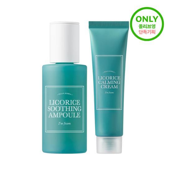 I'M FROM Sensitive Herb Soothing Ampoule 30ml (+ Sensitive Herb Cream 30ml)
