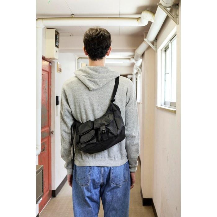 [BCL] Multi-Pocket Shoulder Bag Small (Black) - BCL-85-BLK2