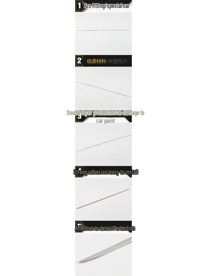 Eado Rear Trunk Anti-Scratch Trim - Decorative Sticker for Tailgate