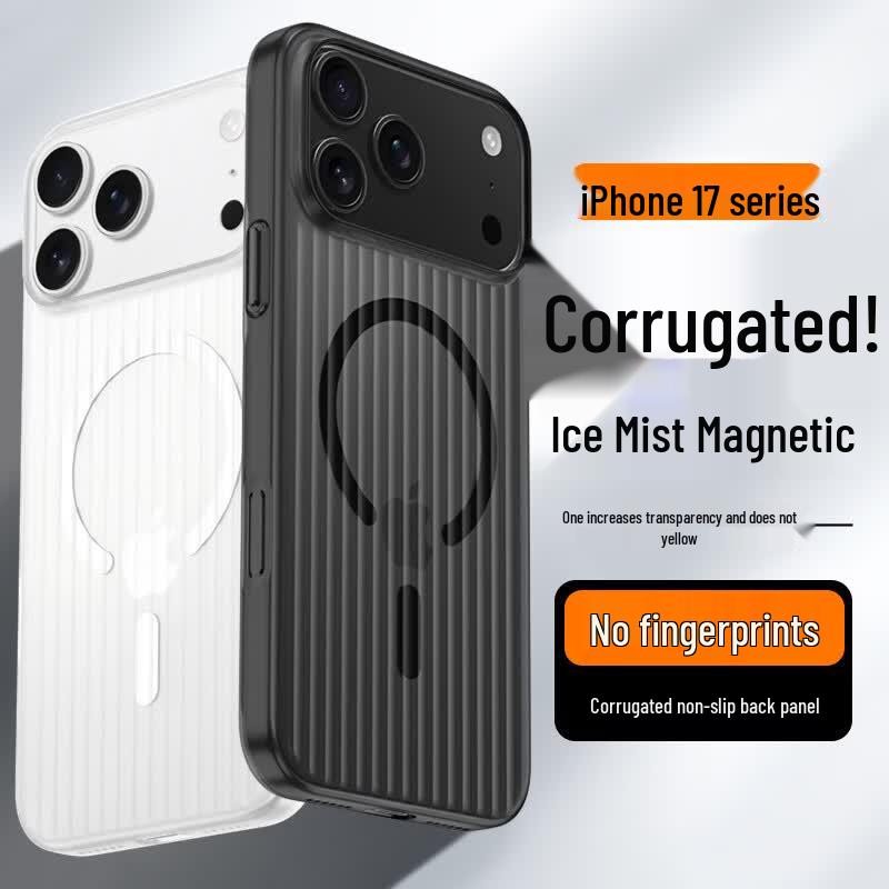Волнистый матовый магнитный чехол для iPhone