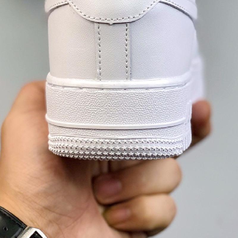 AF1 Air Force 1: Чисто-белые низкие кеды для женщин и мужчин цвета пшеницы - Повседневный стиль для пары.