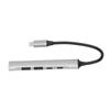 5 в 1 концентратор типа C, многопортовый, скорость передачи данных 5 Гбит/с, зарядка PD 60 Вт, алюминиевый сплав, разветвитель типа C