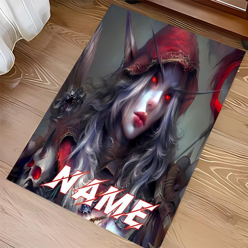 Custom personalization World of Warcraft Print Area Rug - Soft, Washable Non-Slip Indoor Mat,Living Room,Home&Office Decorative Rug