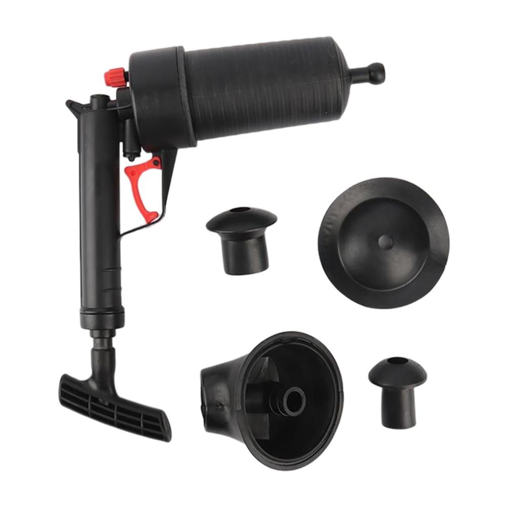 High Pressure Sewer Dredge Clogged Remover Toilet Plunger Drain Cleaner Pump Air Drain Blaster Manual Pneumatic Dredge Tool