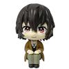 Оригинальная фигурка MegaHouse LooK Up Bungou Stray Dogs Дазай Осаму Накадзима Ацуси, игрушки, ПВХ модель, коллекция, кавайная Q-кукла