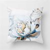 Home Decor Car Bedding Throw Pillow Blue Floral Print Sofa Pillow Cover Cushion Cover