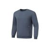 Fitness Series Three-Dimensional Cut Solid Color Crew Neck Pullover Sweatshirt Men Sweatshirt Lime-Blue AWDS007-6