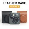 [Film Lab] Instax Mini 41 PU Leather Camera Case Soft Protective Case with Strap CAA93