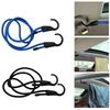 1.5M/3M Elastic Strap Adjustable Tension Belt Car Clothesline Hook Cargo Luggage Lashing Buckle Rope For Motorcycle Traveling