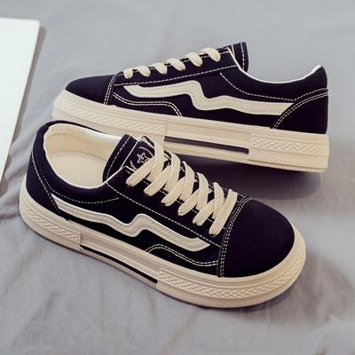 Весенне-осенние новые парусиновые туфли женские универсальные на плоской подошве белые дышащие студенческие тканевые туфли женская обувь осенние модели