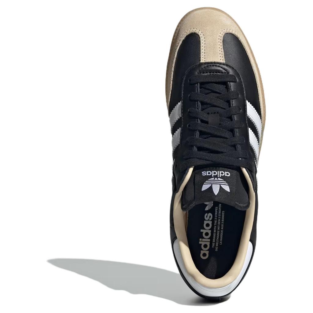 Adidas Кроссовки Samba OG Черно-белые с резиновой подошвой Унисекс Основной черный Облачно-белый JS3832