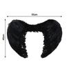 Black White Red Pink Angel Wings & Halo Feather Fancy Dress Props Party Supplies Fairy  Adults&Kids