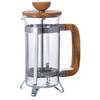 HARIO Cafe Press Wood Coffee & Tea Press for 2 People (CPSW-2-OV Multi)