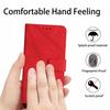 For Oppo Reno13 Pro 5G Case Skin Touch Lines Imprinted PU Leather Flip Phone Cover