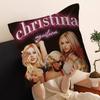 Christina Aguilera Singer Pillow Cushion Cover Pillowcase Living Room Sofa Home Decor Customized