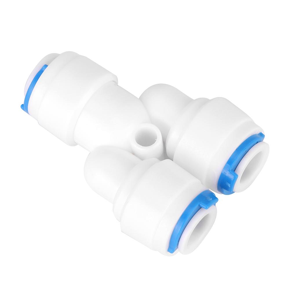 PE Pipe Connector Joint for Water Purifier Pipe Fitting (702Y G1/4 Y Tee 5Pcs)