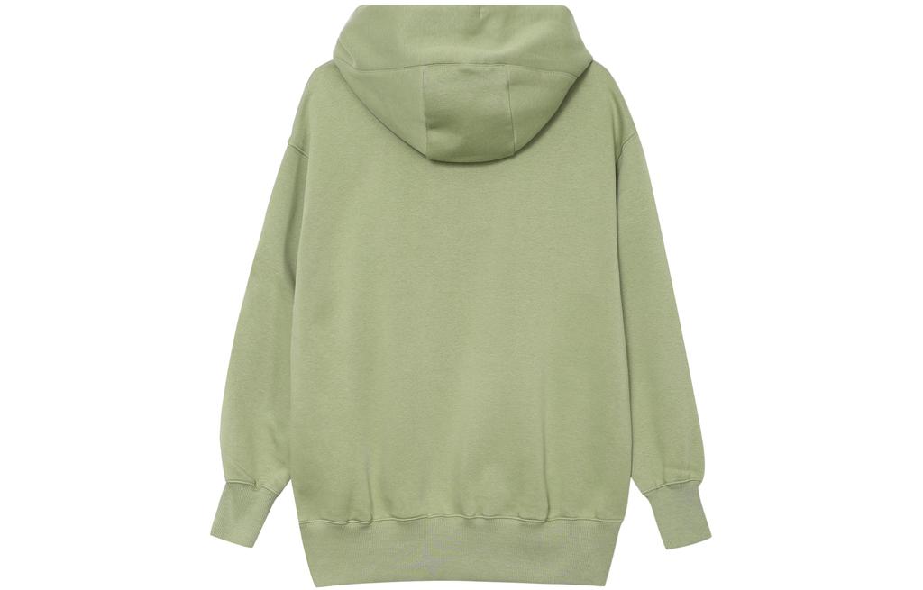Nike Женская толстовка с капюшоном Phoenix Fleece, однотонная, повседневная, с флисовой подкладкой, с длинным рукавом, цвет Масляно-зеленый, DQ5861-386