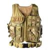 Men Military Tactical Vest Multi-pocket Detachable Army Combat Vest Adult/kid Hunting Jacket CS Airsoft Paintball Game Protective Gear