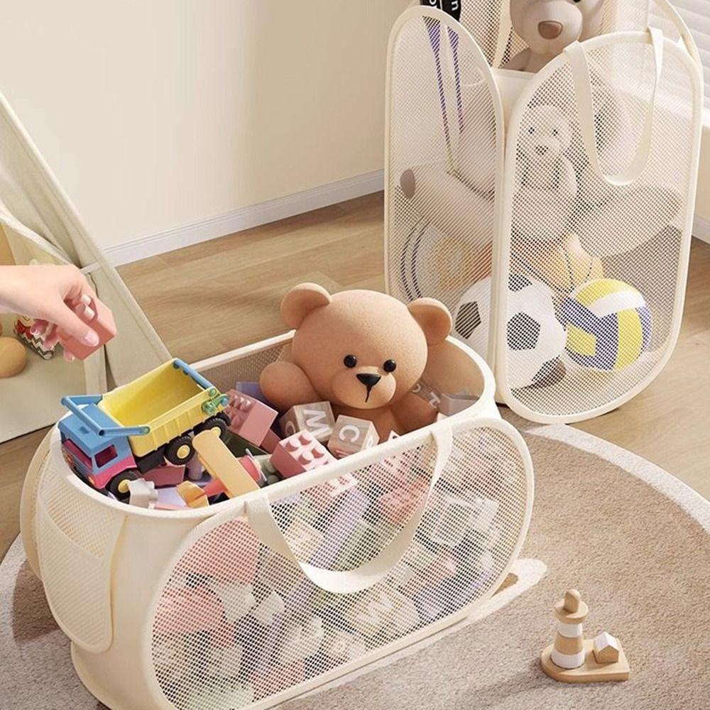 Контейнер для хранения детских игрушек большой вместимости, переносной органайзер для плюшевых игрушек, бытовая сумка для хранения, спальня