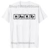 Hacker Periodic Table Security Professional Funny Programmer TShirt Short Sleeve Coder T Shirt Anime Graphic Tshirt Hip Hop