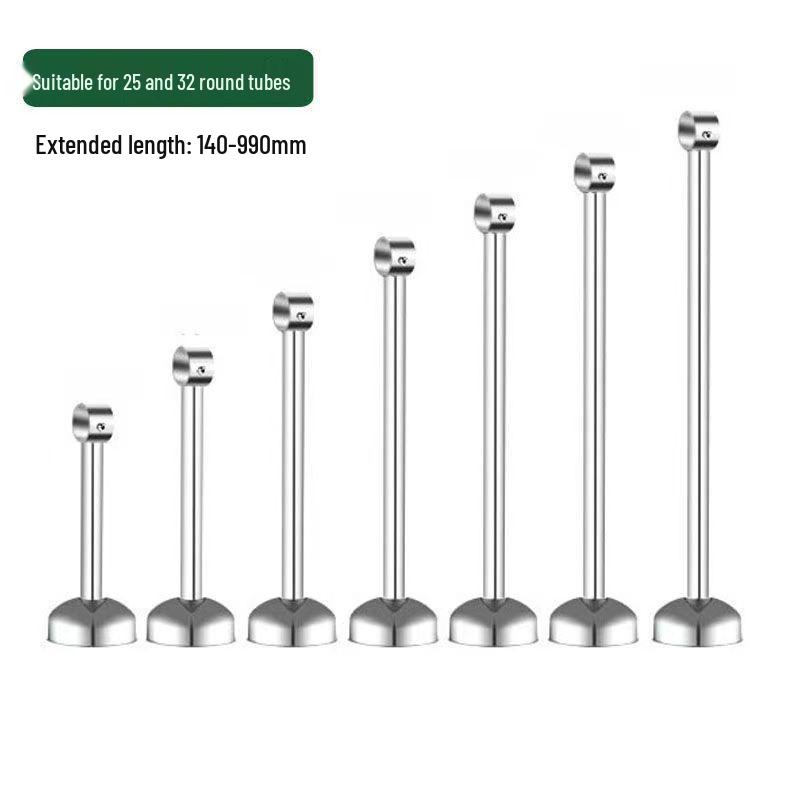 Очень длинный кронштейн для сушки из нержавеющей стали для потолочного крепления.