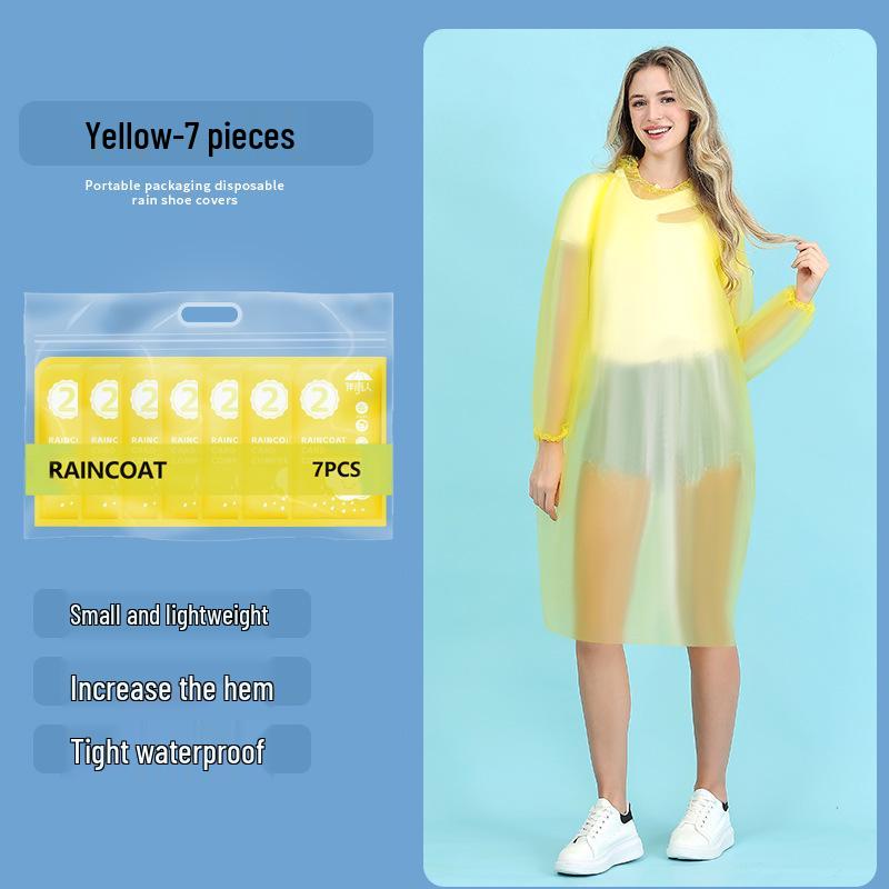 Портативные водонепроницаемые толстые прозрачные одноразовые бахилы - индивидуально упакованы для использования на открытом воздухе