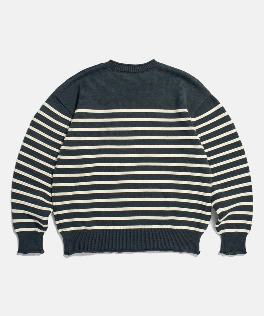 ESPIONAGE Mariniere Knit Sweater Ivory Stripe