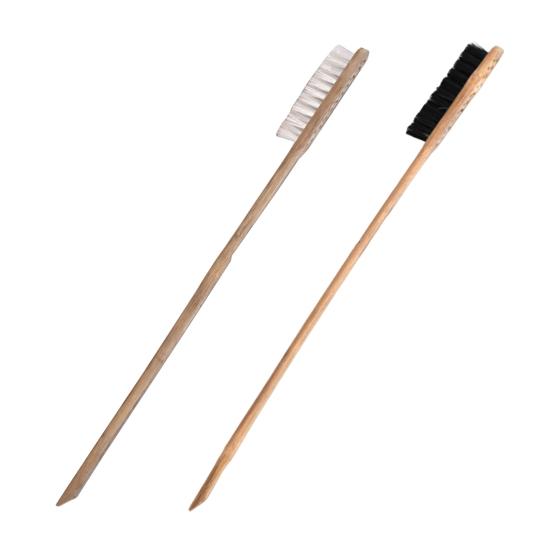 Щетка для птичьей клетки с длинной ручкой Деревянная щетка для чистки клетки для попугаев Товары для домашних животных Очиститель оборудования для птиц