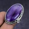 Sage Amethyst Gemstone 925 Sterling Silver Jewelry Ring Size 7