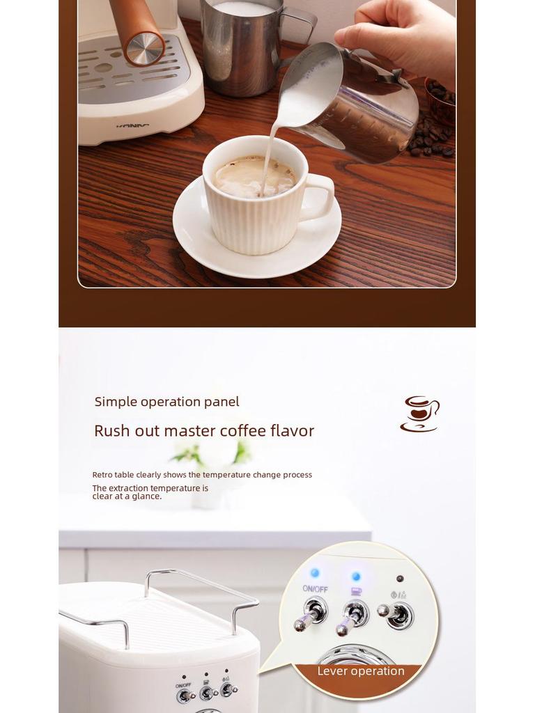 Капсульная машина Konka для эспрессо: Итальянская полуавтоматическая бытовая кофеварка