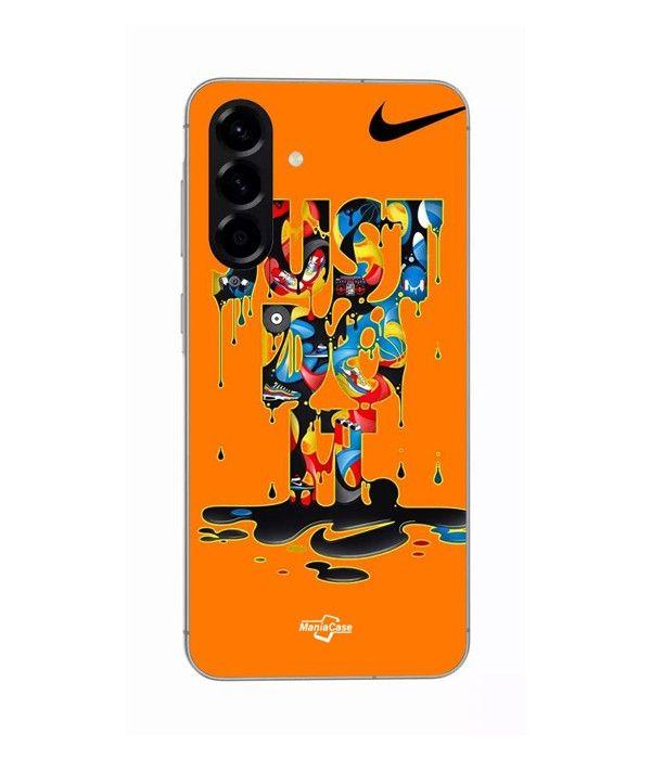 Coque - Maniacase - Samsung Galaxy A56 - Silicone - Souple - Graffiti Nike Just Do It