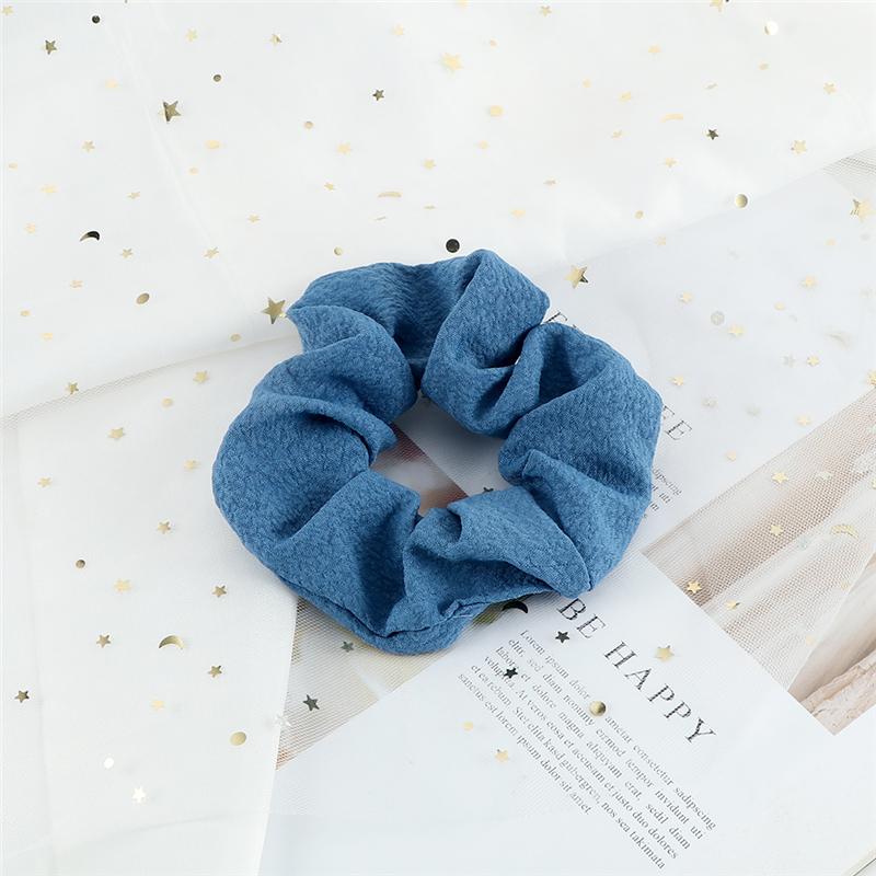 60 Styles Women Girls Satin Scrunchie Candy Color Hair Ties Rope Elastic Fashion Hair Bands Vintage Simple Hair Accessories Gift