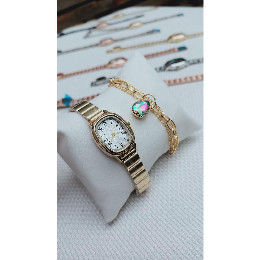 Bracelet Set Analog Wristwatch Clock Set